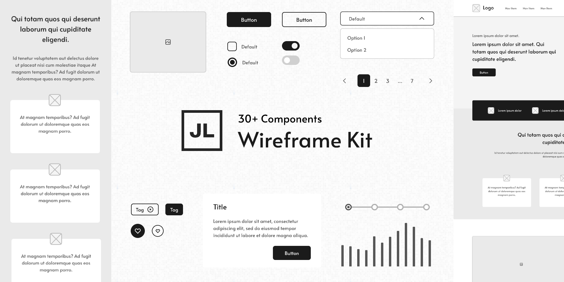 Figma Wireframe Kit